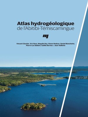 cover image of Atlas hydrogéologique de l'Abitibi-Témiscamingue